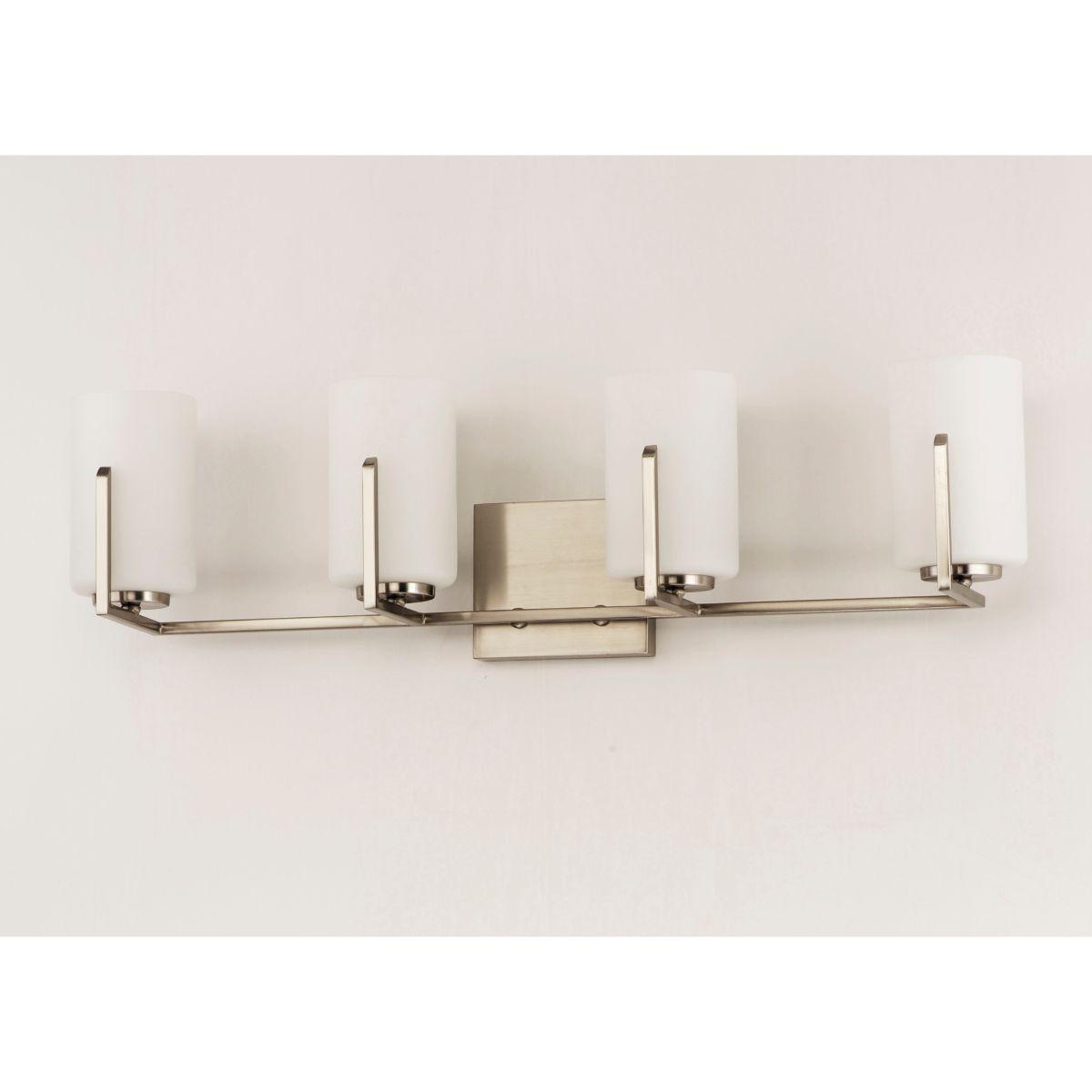 Dart 30 in. 4 Lights Vanity Light Satin Nickel Finish - Bees Lighting