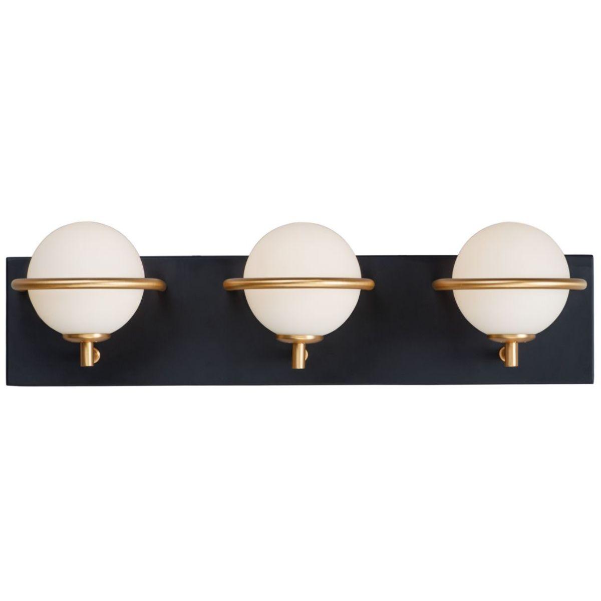 Revolve 20 in. 3 Lights LED Vanity Light Gold Finish - Bees Lighting