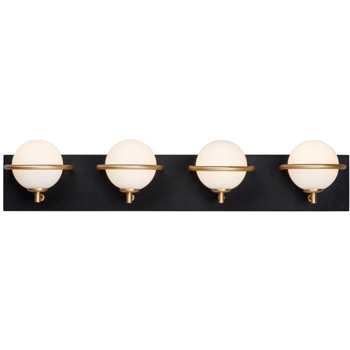 Revolve 27 in. 4 Lights LED Vanity Light Gold Finish - Bees Lighting