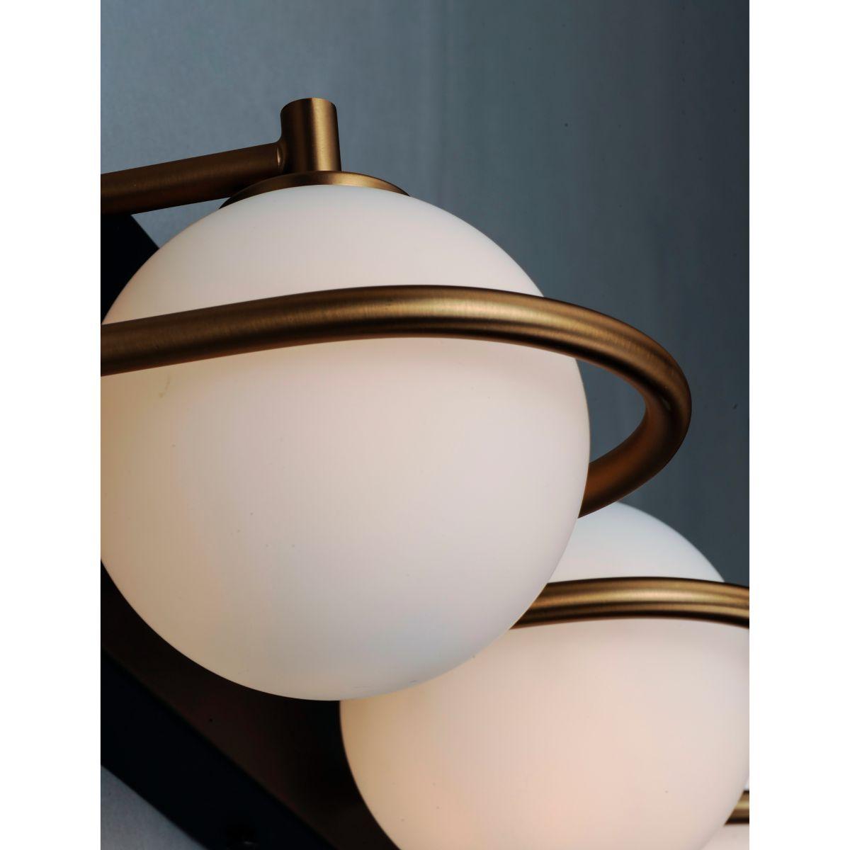 Revolve 27 in. 4 Lights LED Vanity Light Gold Finish - Bees Lighting