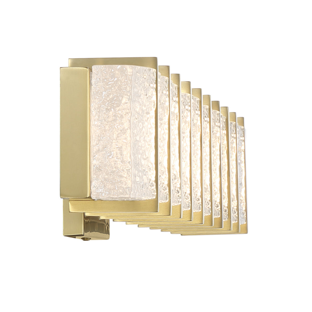 Servyn 34" 1 Light LED Bathroom Vanity Light Brass Finish