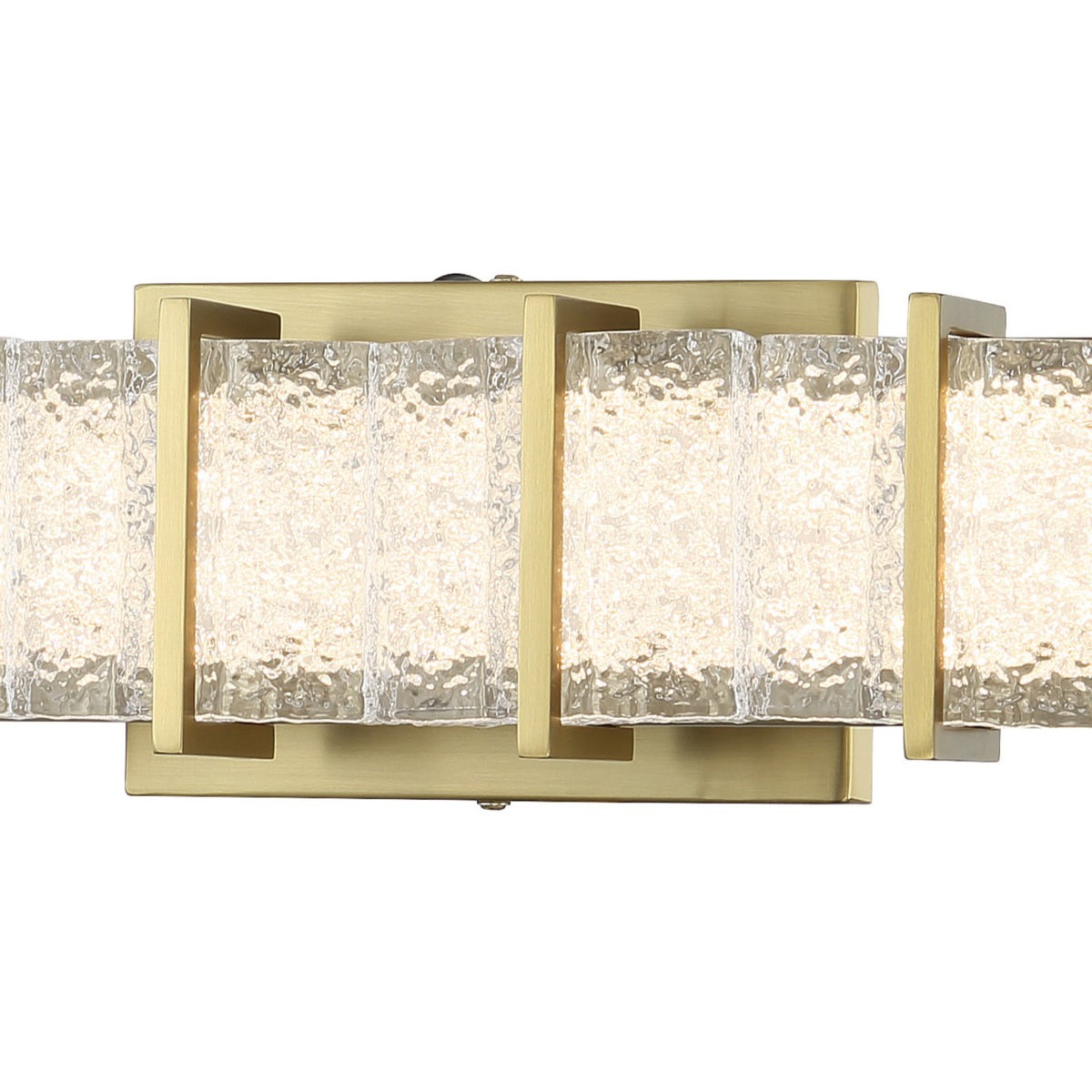 Servyn 34" 1 Light LED Bathroom Vanity Light Brass Finish - Bees Lighting