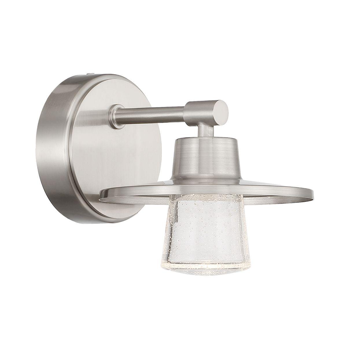 Beacon Avenue 7 in. LED Wall Sconce Brushed Nickel finish - Bees Lighting