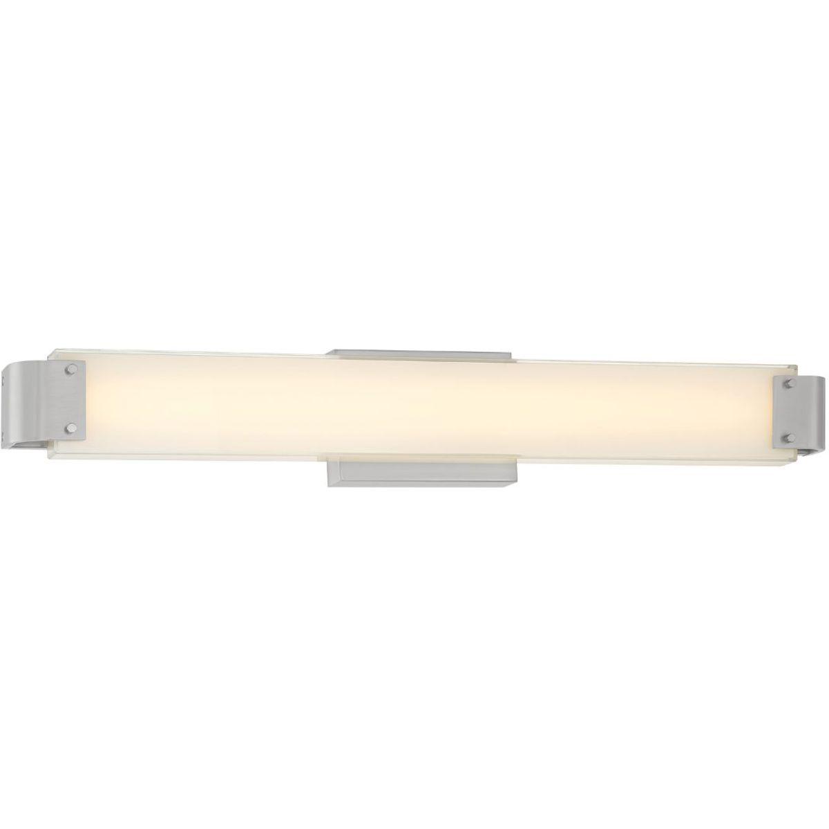 Round-A-Bout LED Bath Bar Brushed nickel Finish - Bees Lighting