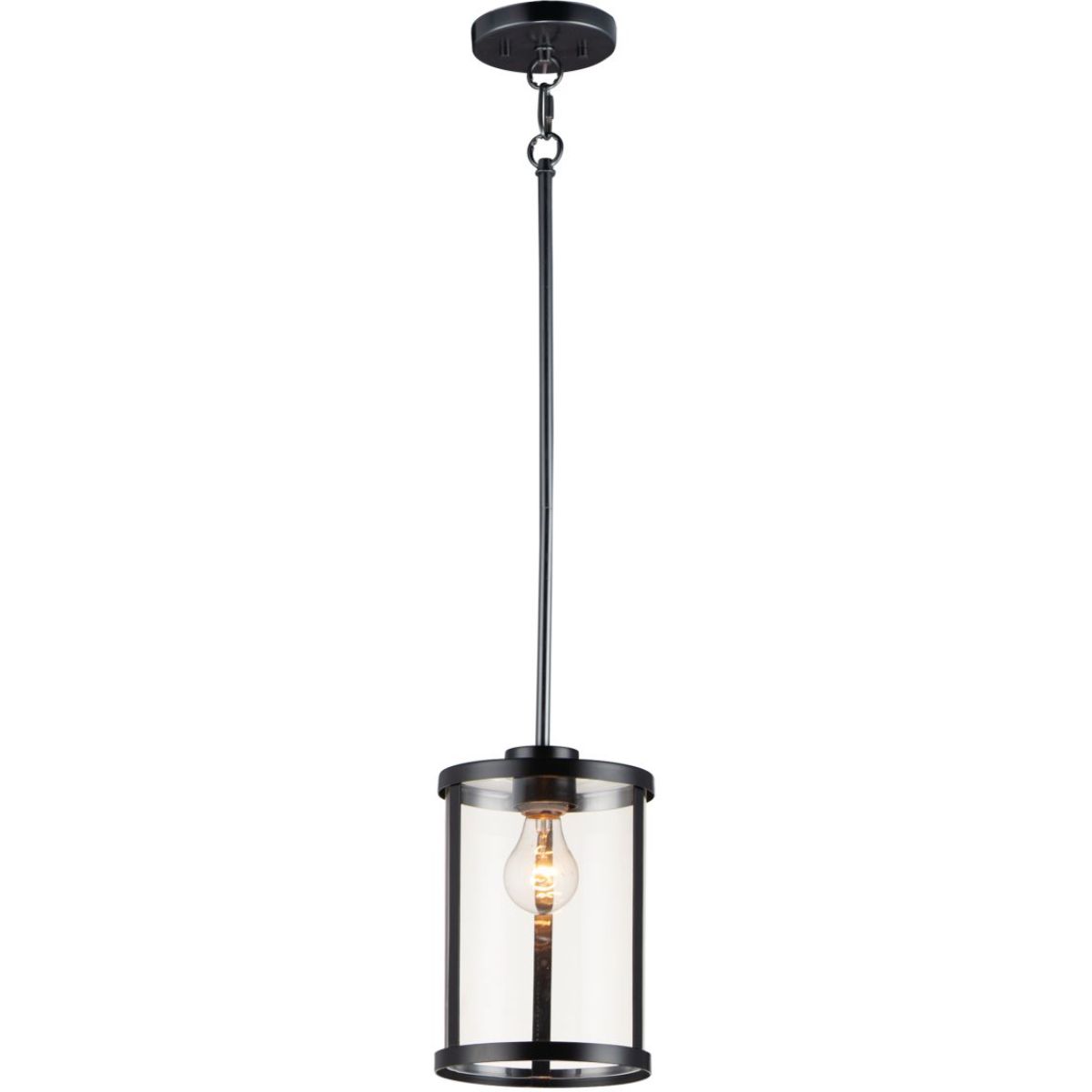 Sentinel 7 in. Pendant Light Black Finish