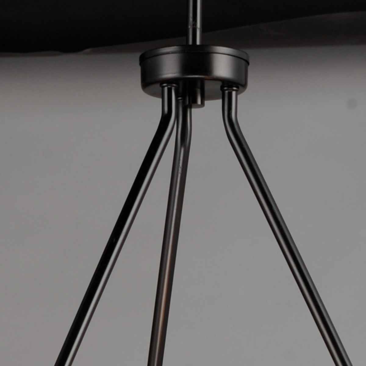 Sentinel 24 in. 6 Lights Chandelier Black Finish