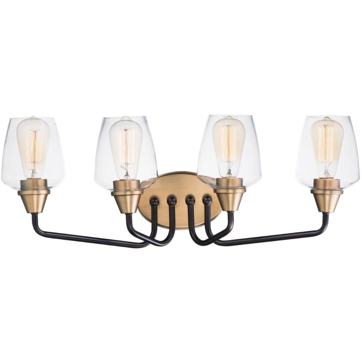 Goblet 26 in. 4 Lights Vanity Light Bronze Finish - Bees Lighting