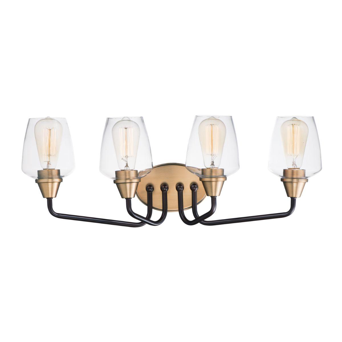 Goblet 26 in. 4 Lights Vanity Light Bronze Finish - Bees Lighting