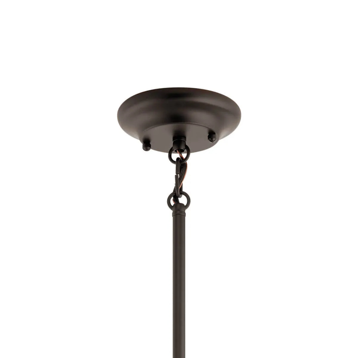 Hatteras Bay 12" 1-Light Pendant Light with Clear fresnel glass, Olde bronze Finish - Bees Lighting