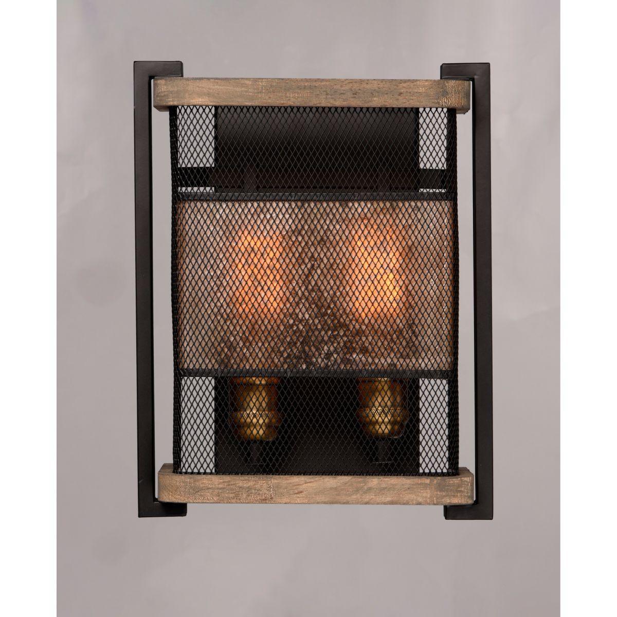 Boundry 13 in. Wall Light Black Finish - Bees Lighting