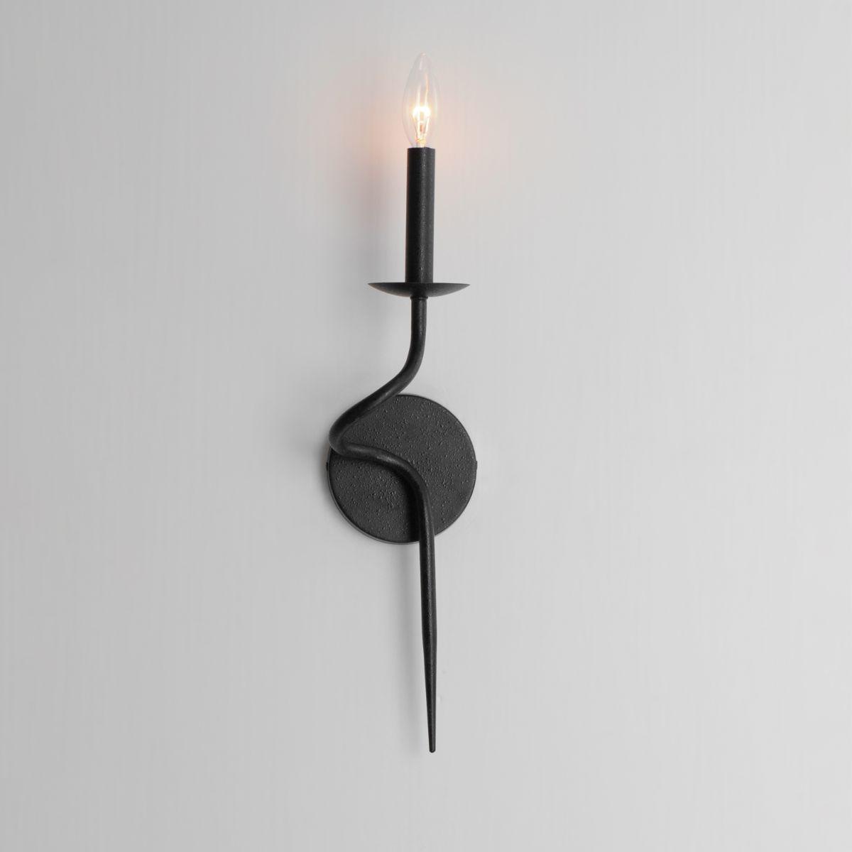 Padrona 19 in. Armed Sconce Black Oxide finish - Bees Lighting