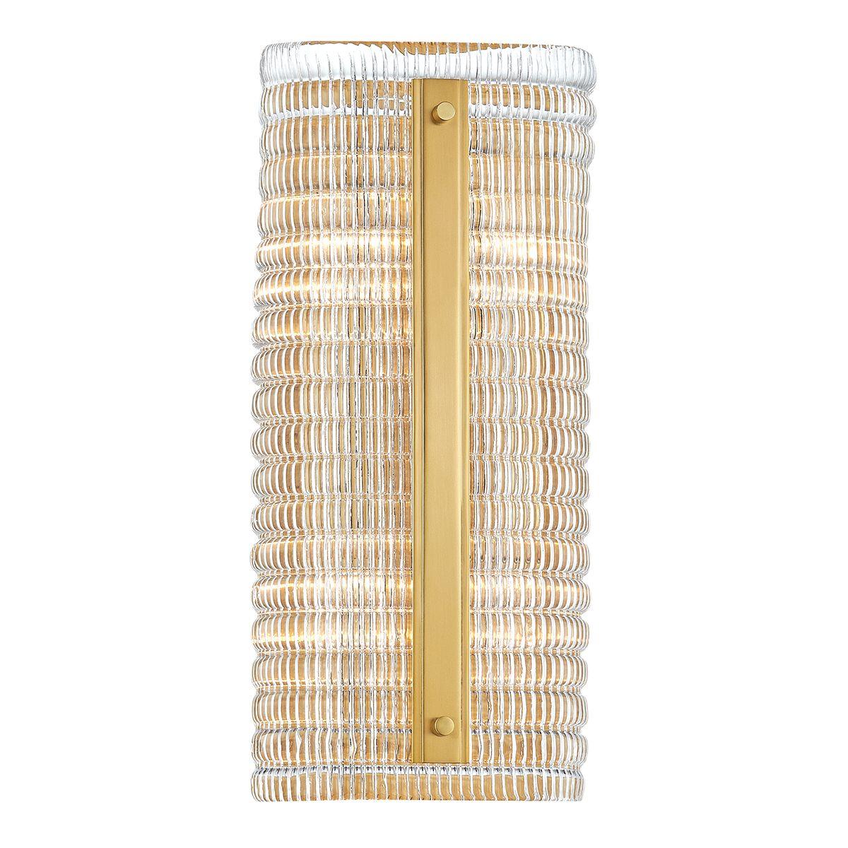 Athens 16 In. 4 Lights Wall Light Brass Finish