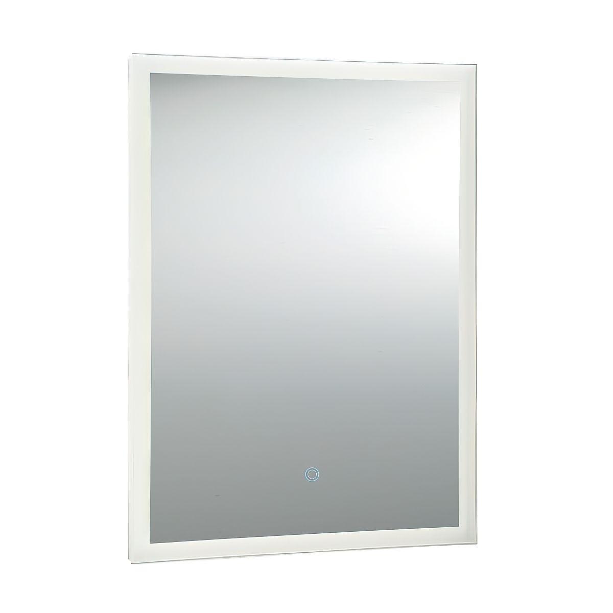 Benji 24 In x 32 In. White LED Wall Mirror - Bees Lighting