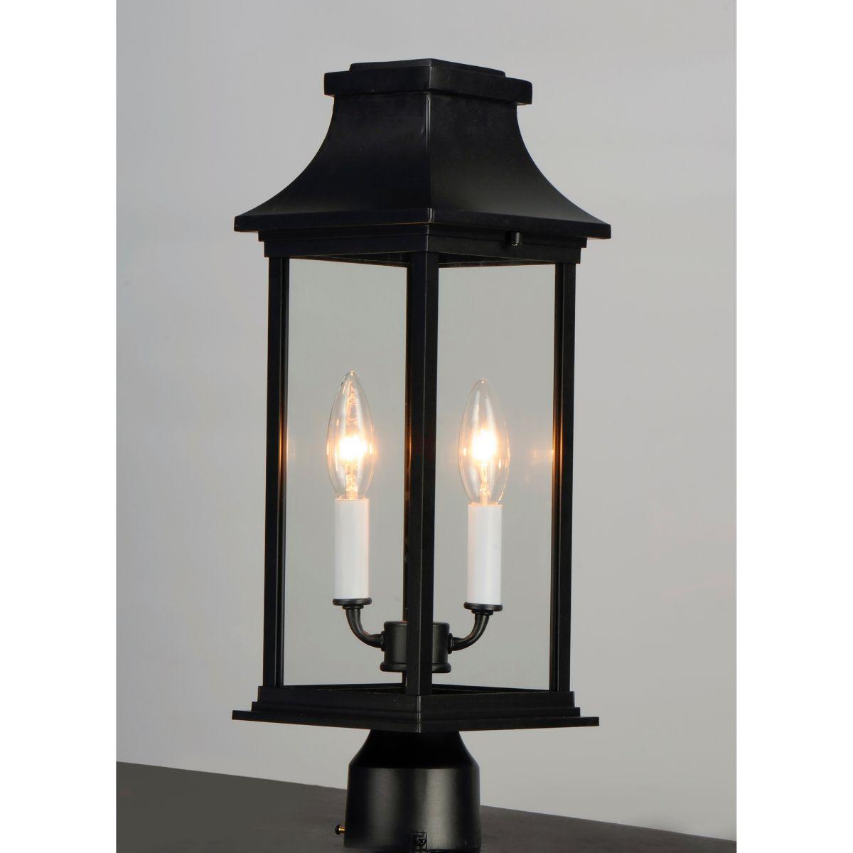 Vicksburg 20 in. Lantern Head Black Finish - Bees Lighting