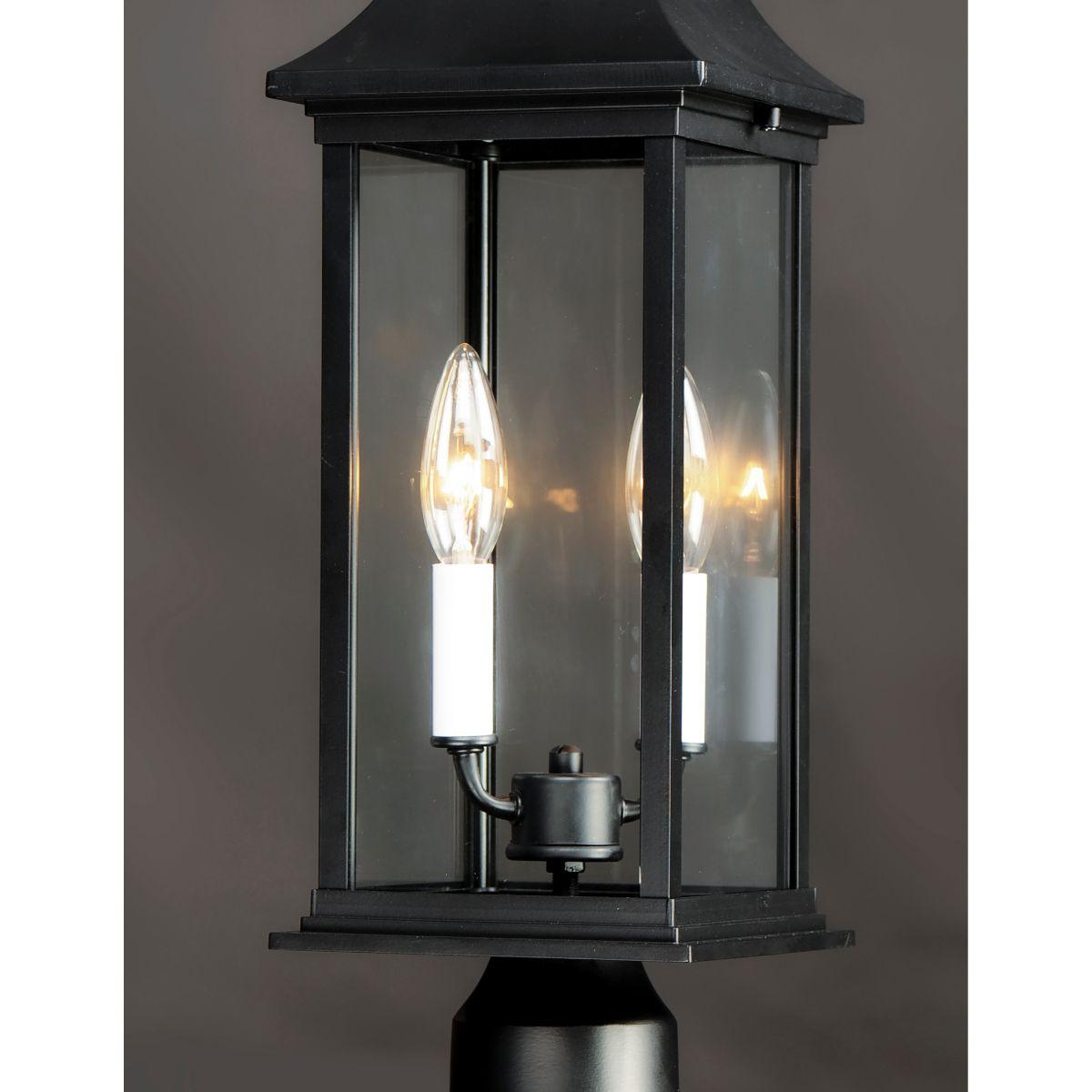 Vicksburg 20 in. Lantern Head Black Finish - Bees Lighting