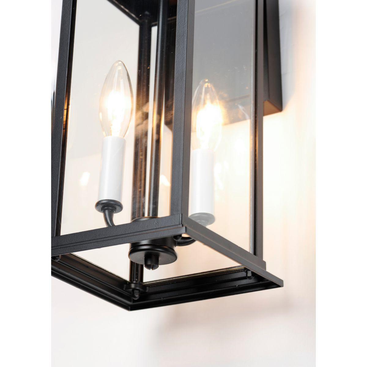 Vicksburg 20 in. Outdoor Wall Light Black Finish - Bees Lighting