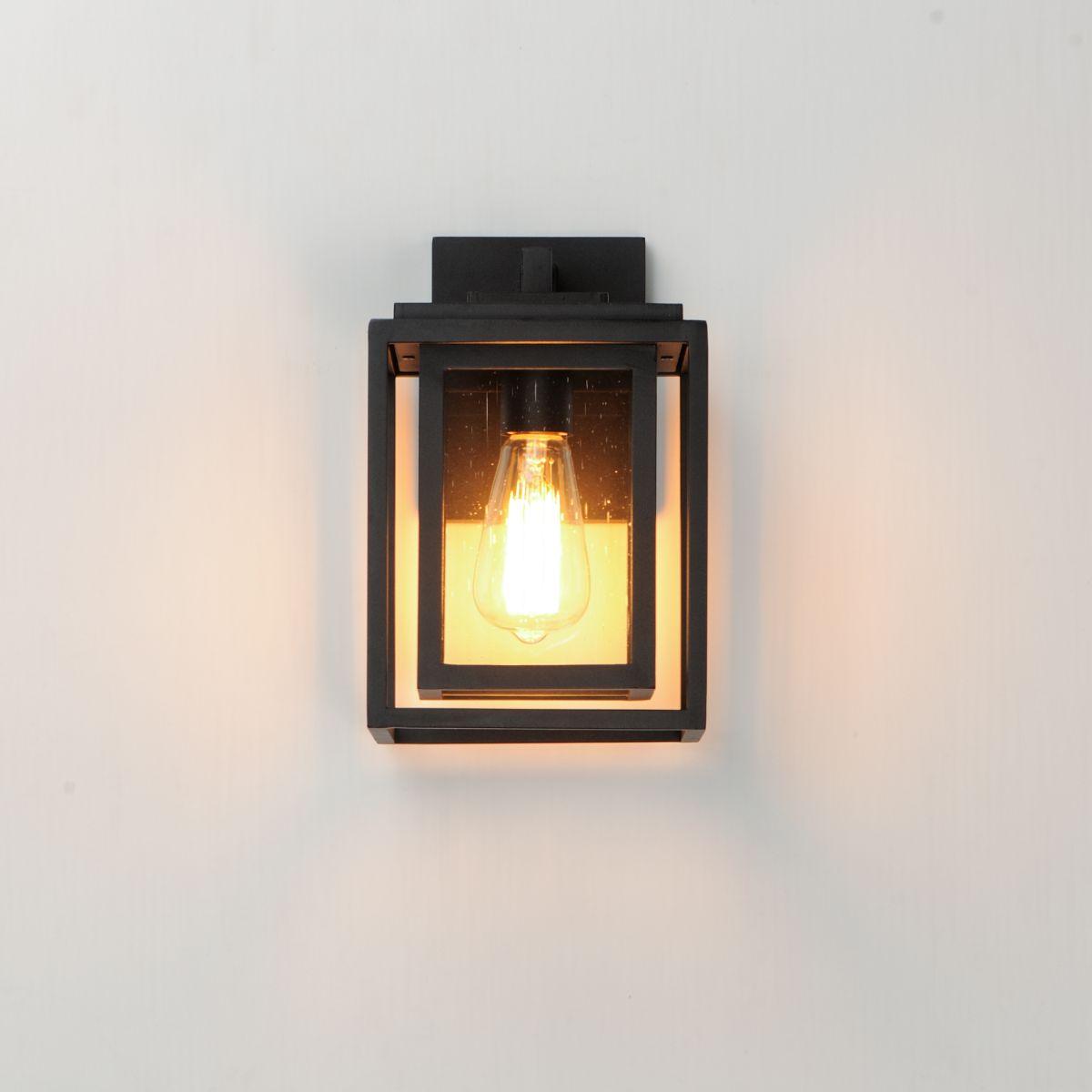 Cabana 11 in. Outdoor Wall Sconce Black Finish - Bees Lighting