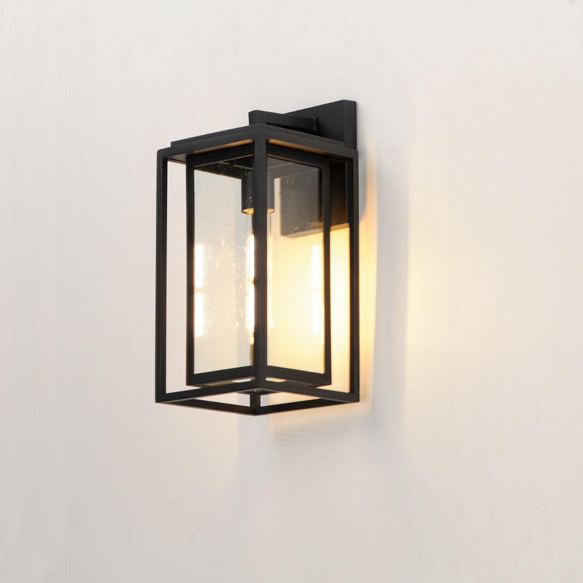 Cabana 15 in. Outdoor Wall Sconce Black Finish - Bees Lighting