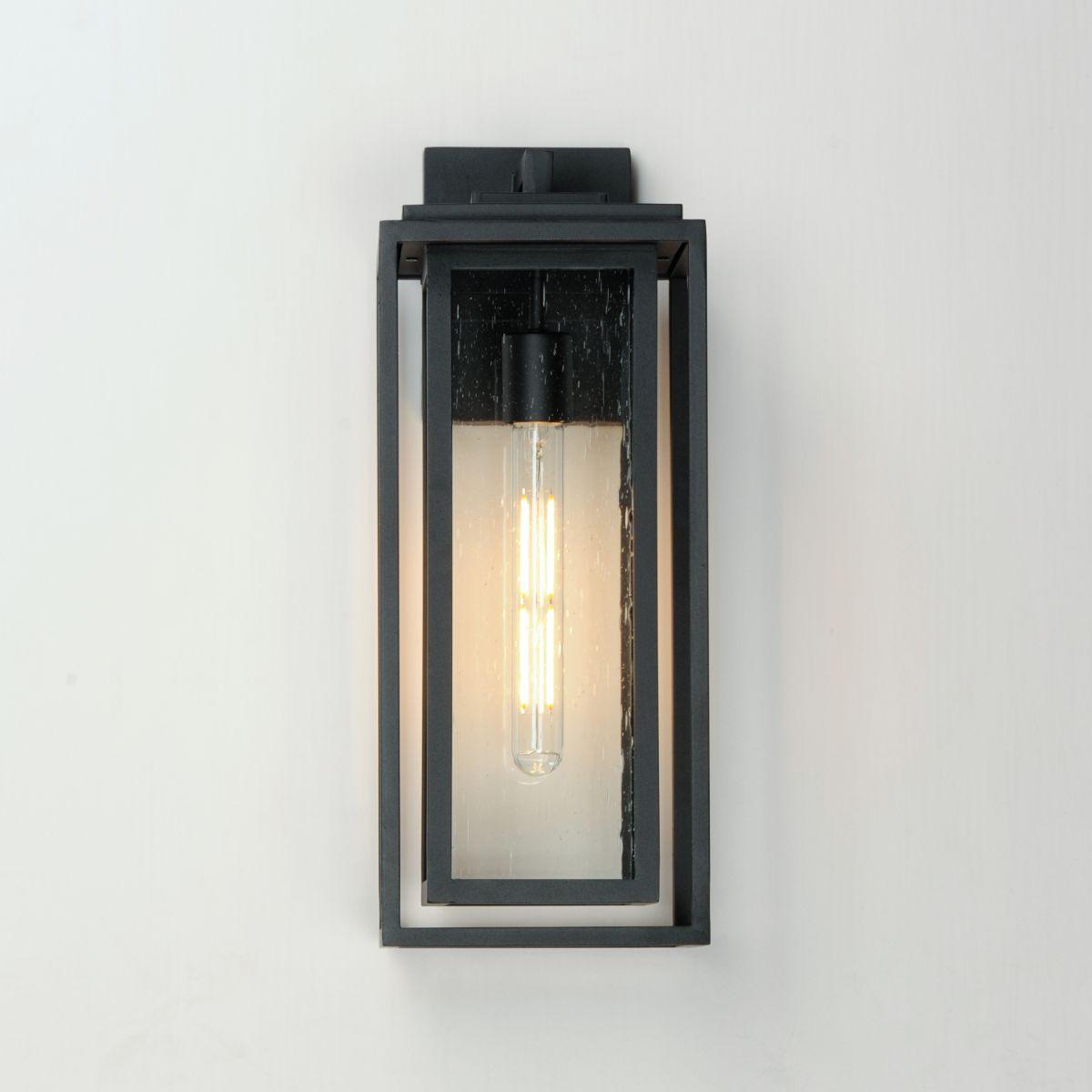 Cabana 18 in Outdoor Wall Sconce Black Finish - Bees Lighting