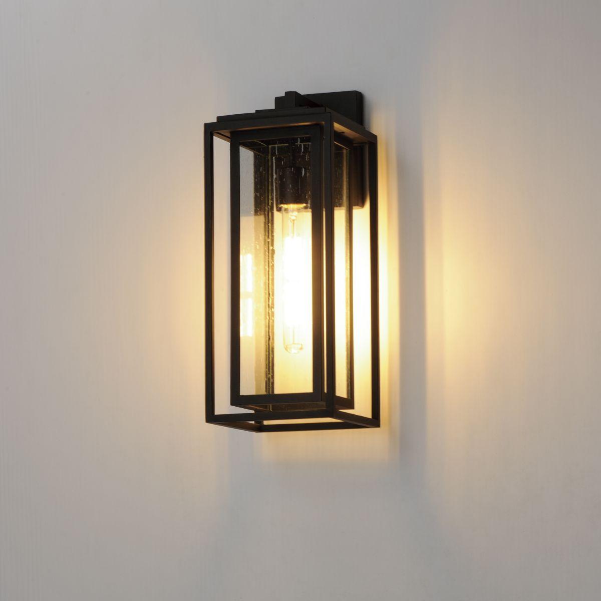 Cabana 18 in Outdoor Wall Sconce Black Finish - Bees Lighting