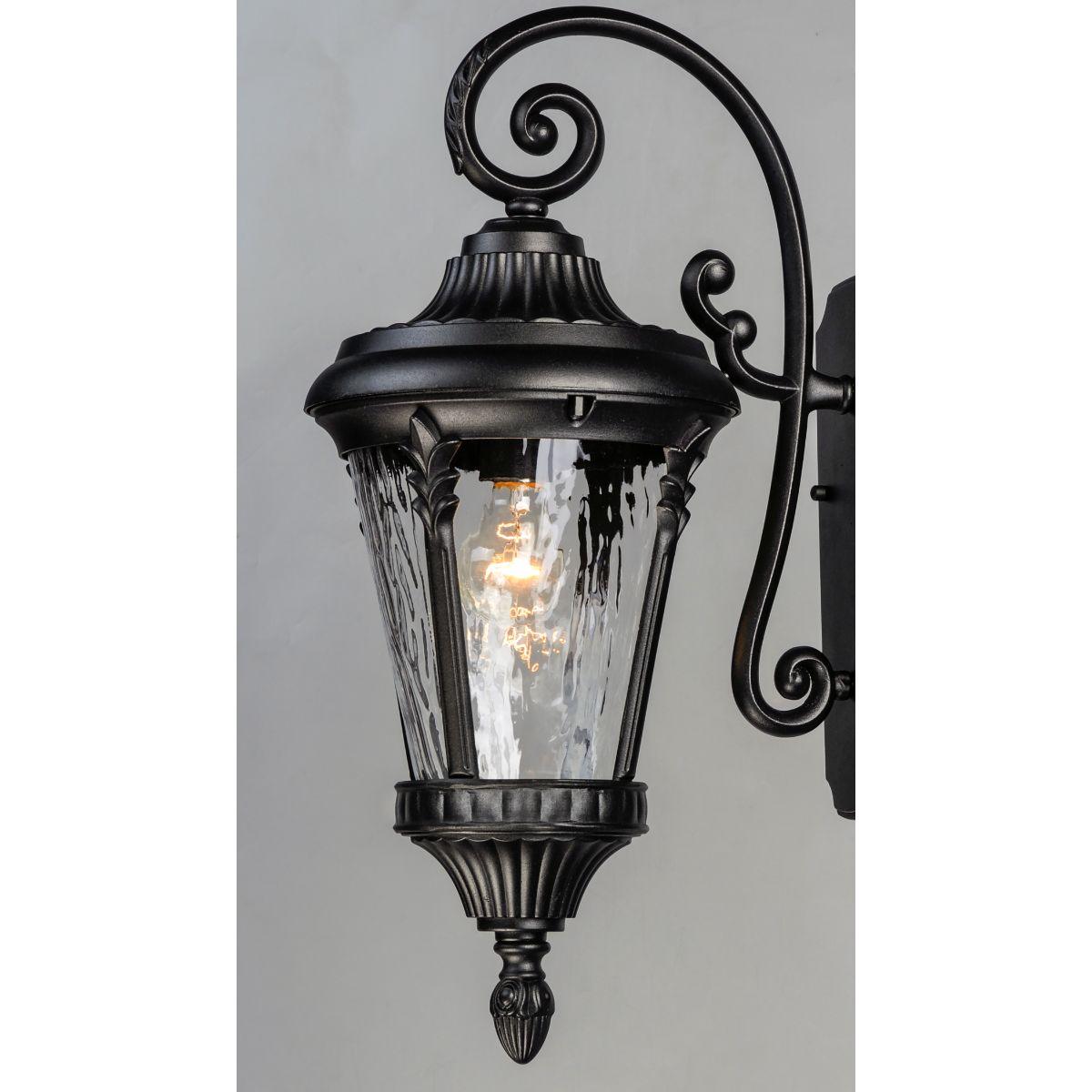 Sentry 22 in. Outdoor Wall Light Black Finish - Bees Lighting