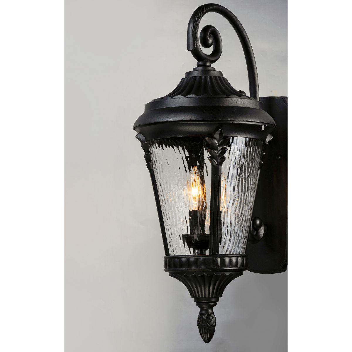 Sentry 26 in. 3 Lights Outdoor Wall Light Black Finish - Bees Lighting