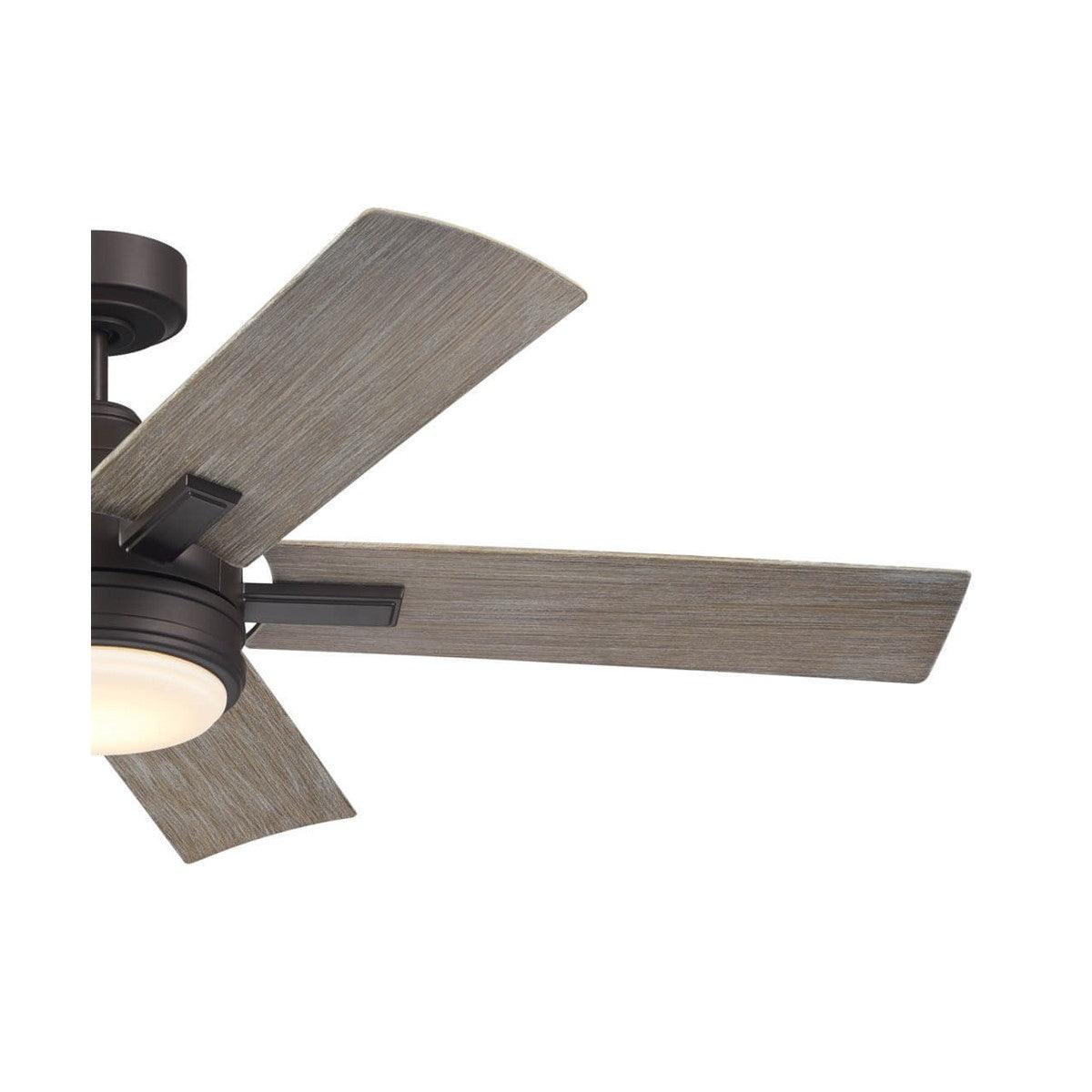 Tide Weather+ 52 Inch Olde Bronze LED Wet Rated Ceiling Fan with Remote - Bees Lighting