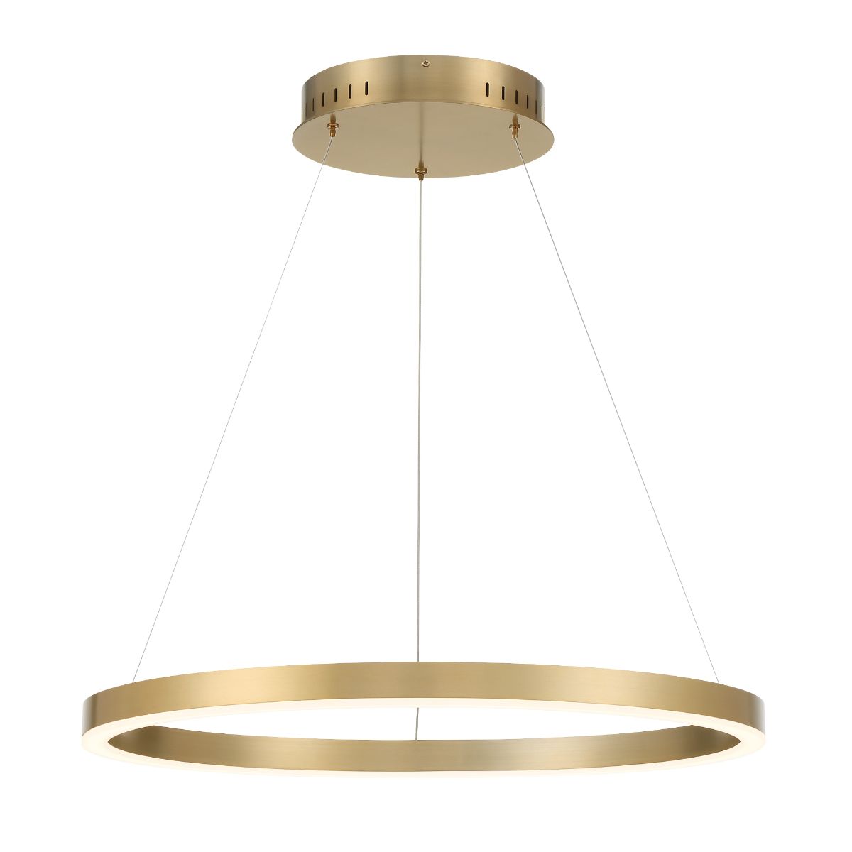 Spunto 28 in. LED Chandelier gold Finish