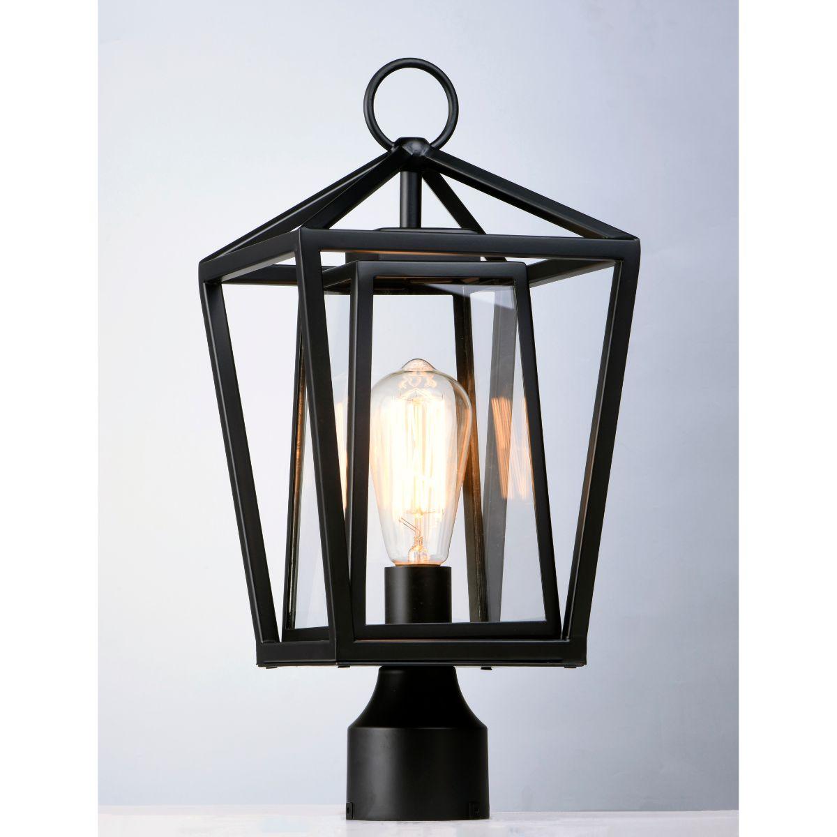 Artisan 17 in. Lantern Head Black Finish - Bees Lighting