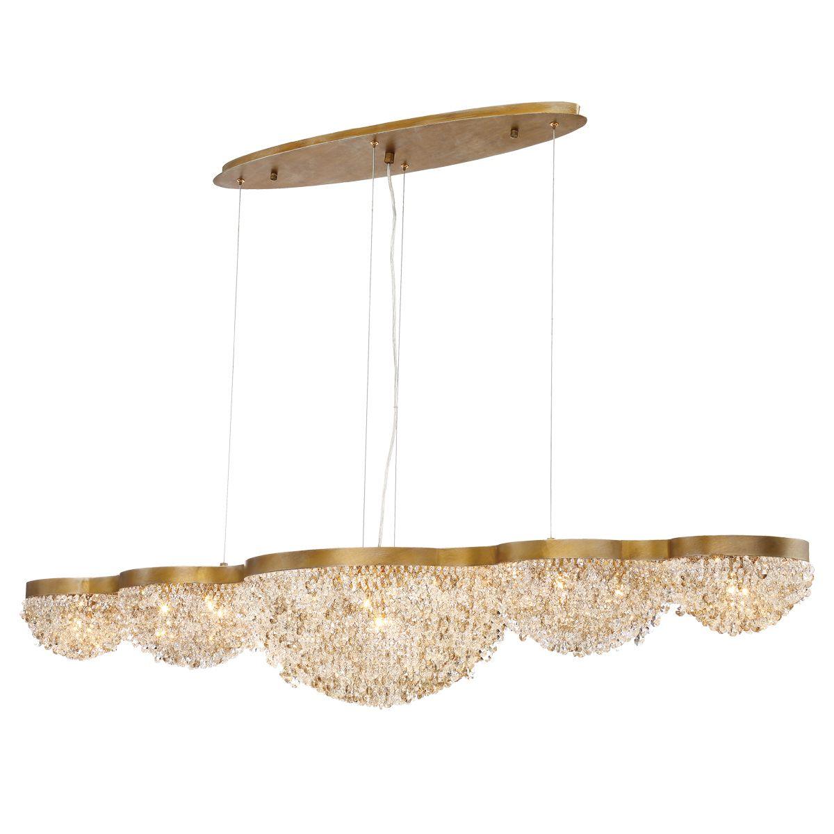 Mondo 59 in. Chandelier Gold Finish - Bees Lighting