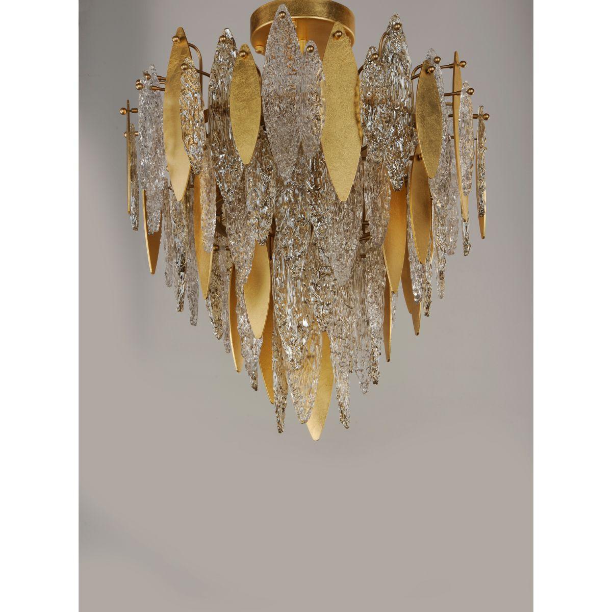 Majestic 29 in. Flush Mount Light Gold Finish - Bees Lighting