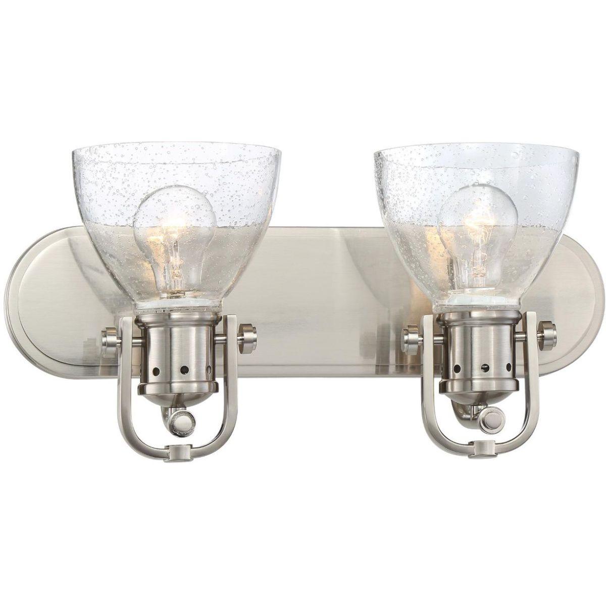 16 in. 2 Lights Vanity Light Brushed Nickel finish - Bees Lighting