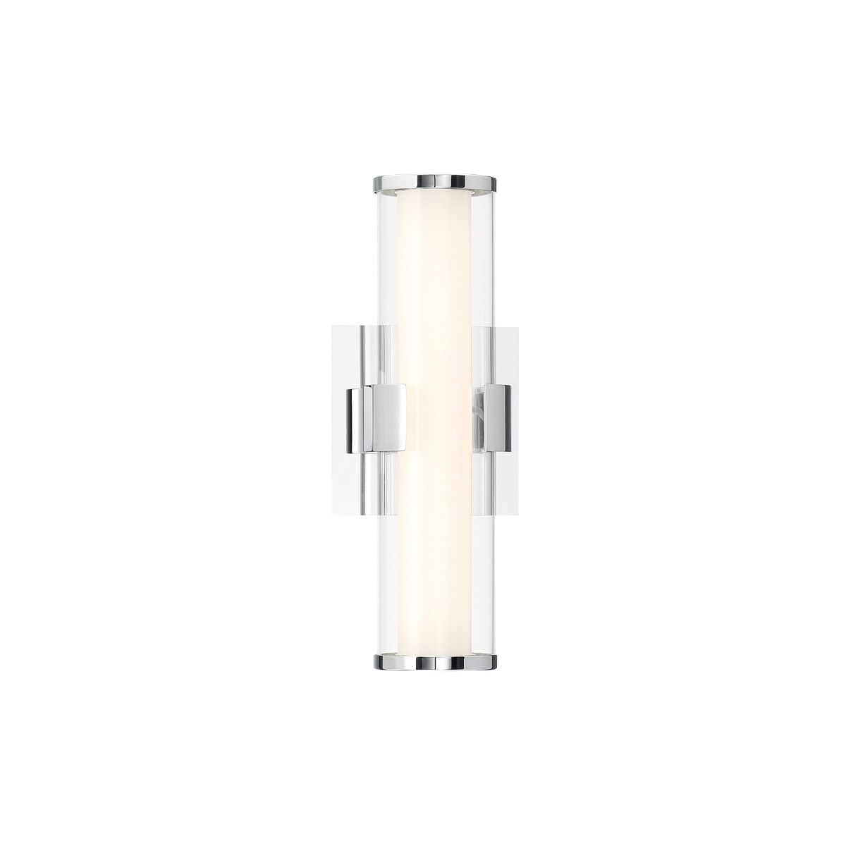 Nozza 13 in. LED Bath Bar Chrome Finish