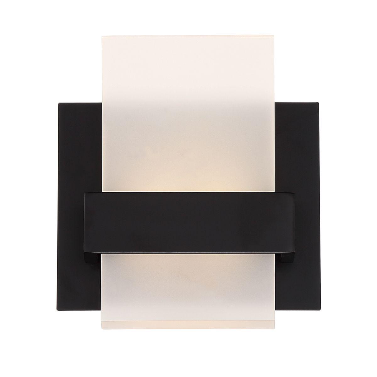 Cambridge 7 In. LED Bath Sconce Black Finish - Bees Lighting