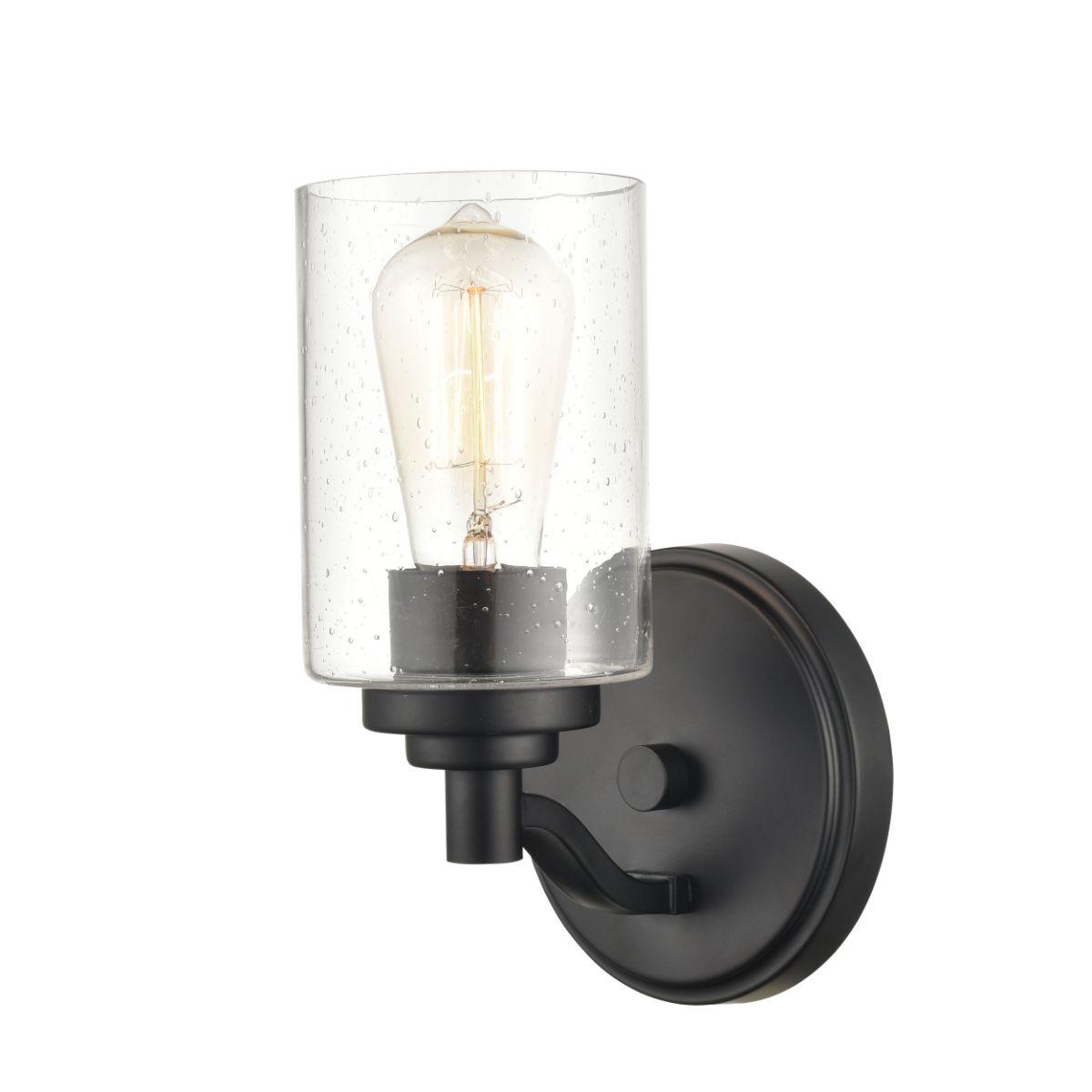 9 in. Armed Sconce Matte Black finish - Bees Lighting