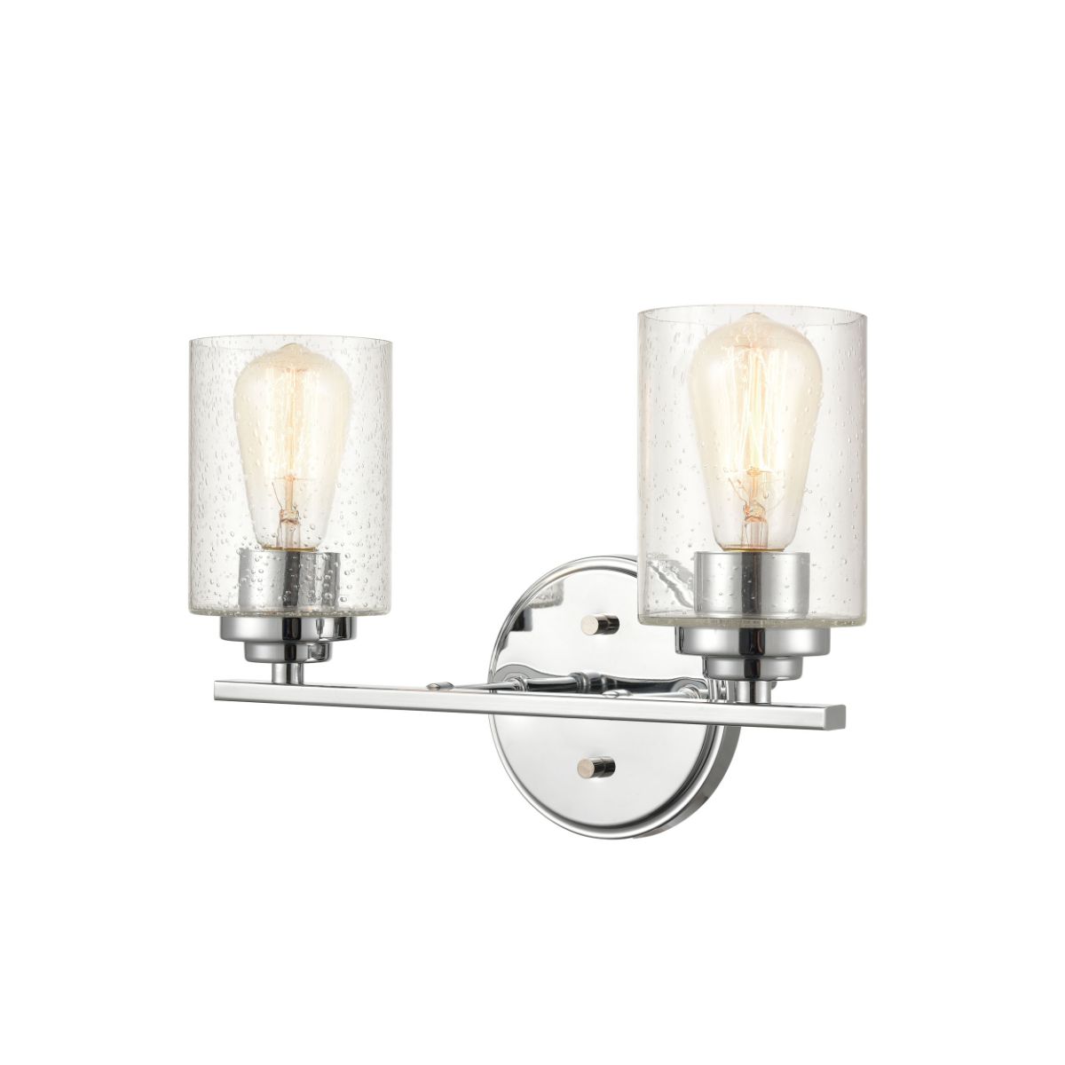 14 in. Vanity Light 2 Lights Chrome Finish