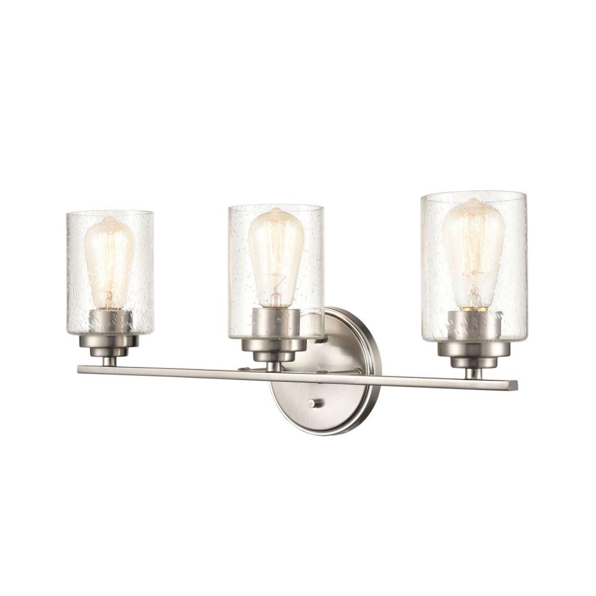 22 in. Vanity Light 3 Lights Nickel Finish