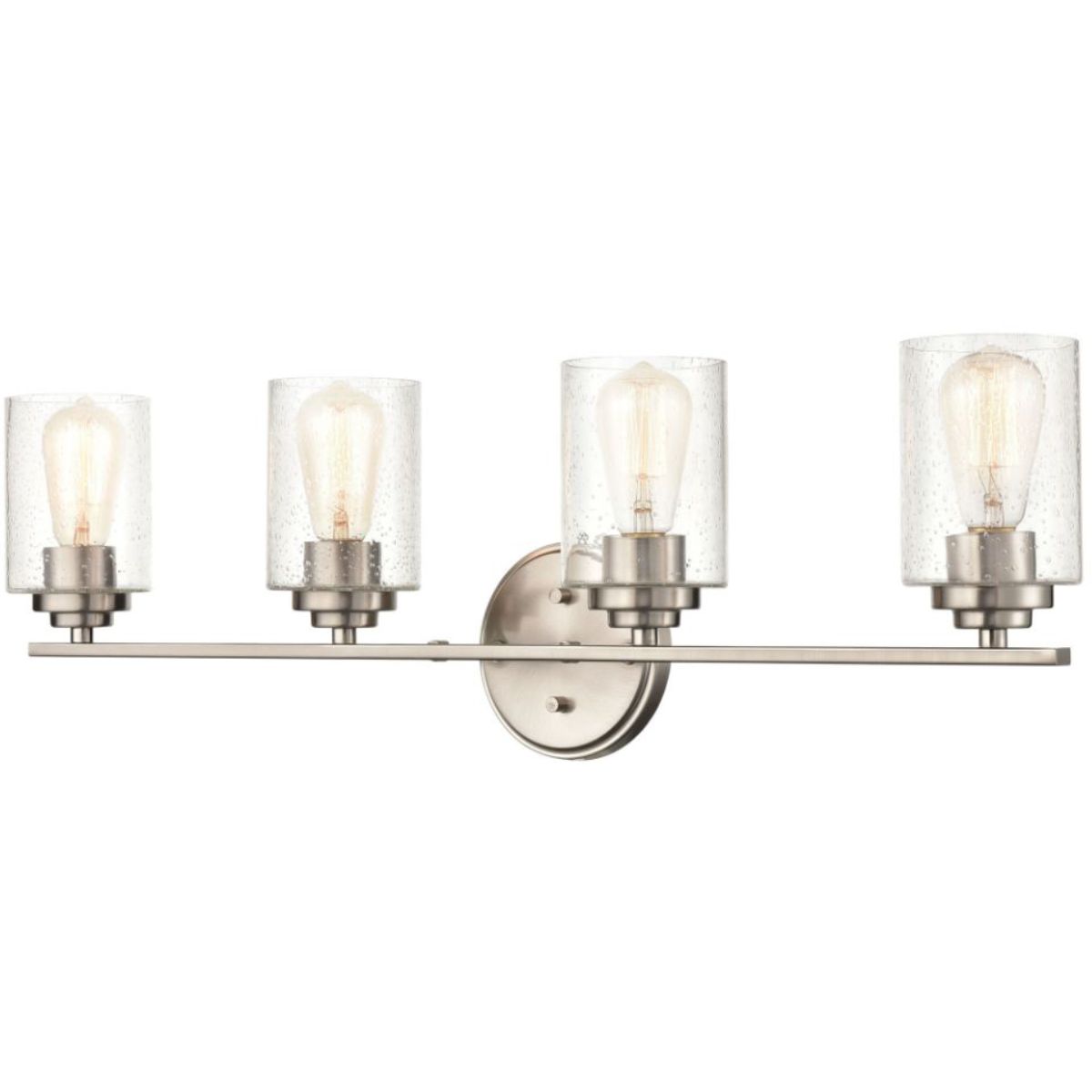 31 in. Vanity Light 4 Lights Nickel Finish