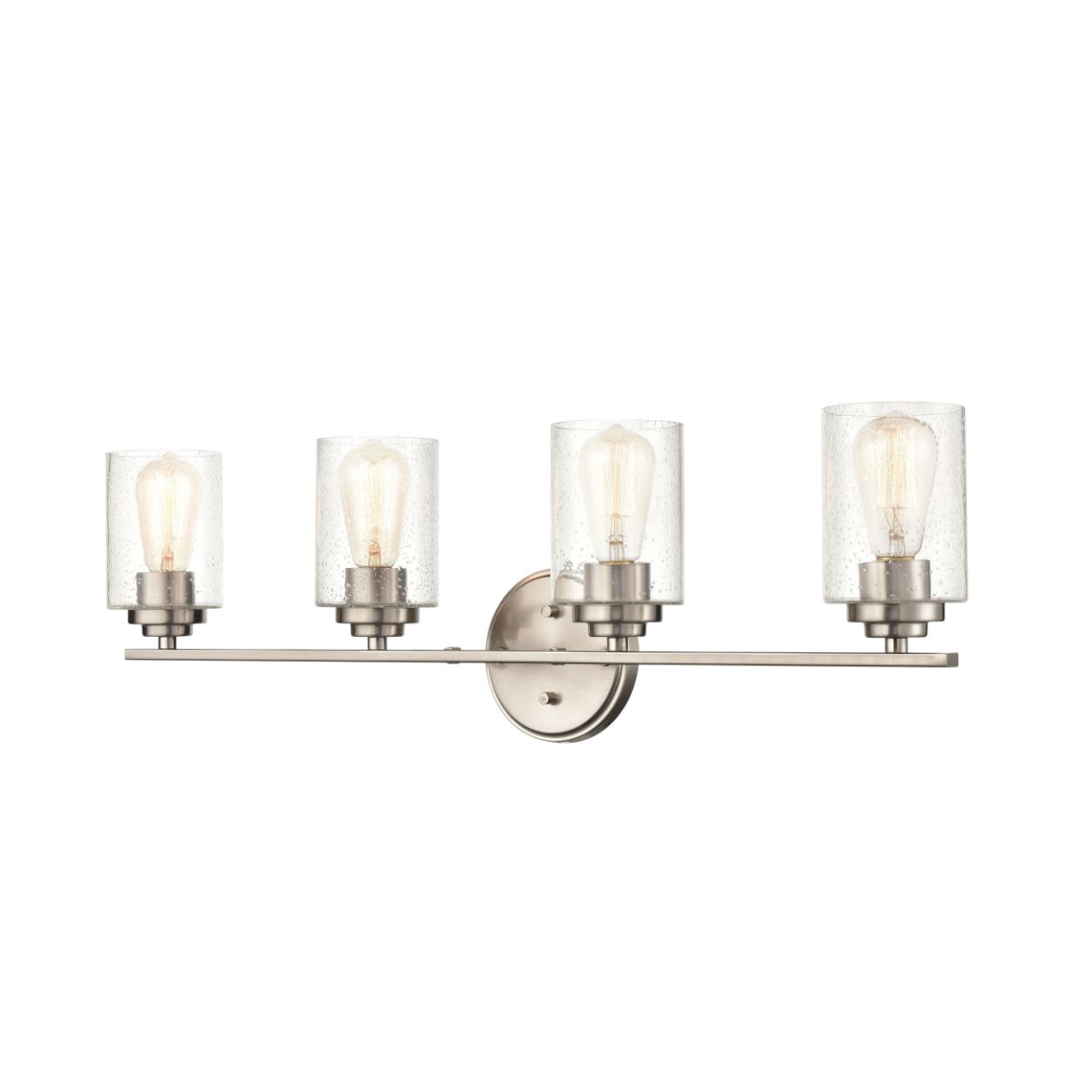 31 in. Vanity Light 4 Lights Nickel Finish - Bees Lighting