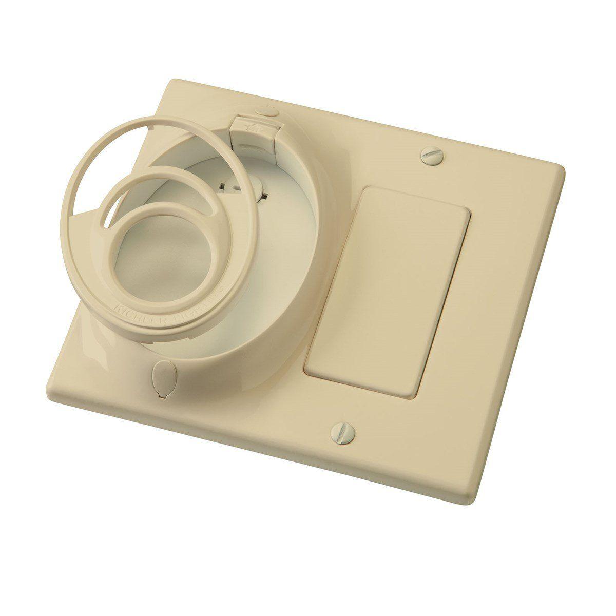 CoolTouch Dual Gang Wall Plate, Ivory Finish - Bees Lighting