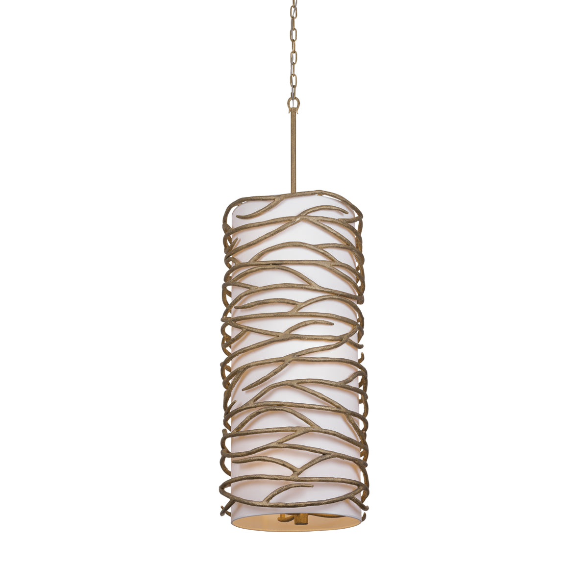 Branch Reality Pendant Light Gold Finish