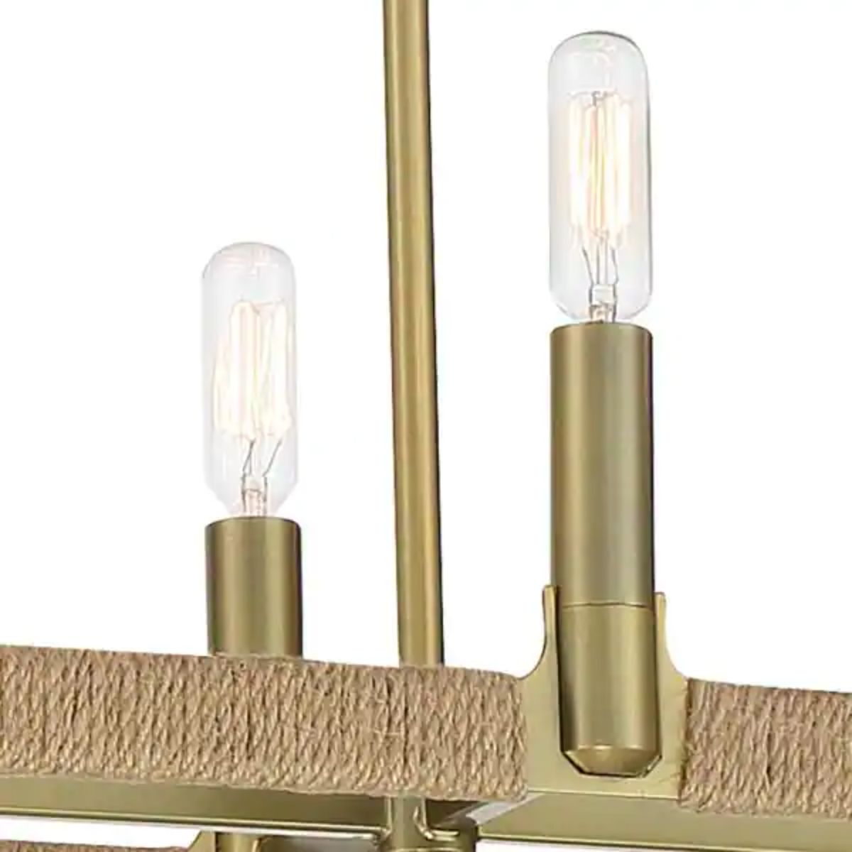 Windward Passage 41 in. 8 Lights Pendant Light Brass Finish - Bees Lighting