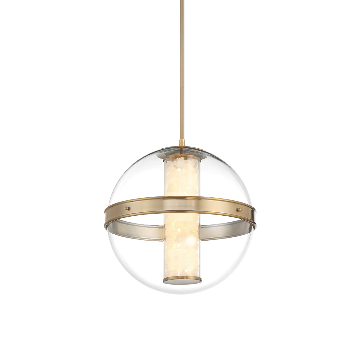 Divinely LED Pendant Light Gold Finish