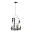 Campana 14 In. 4 Lights Chandelier Satin Nickel finish - Bees Lighting