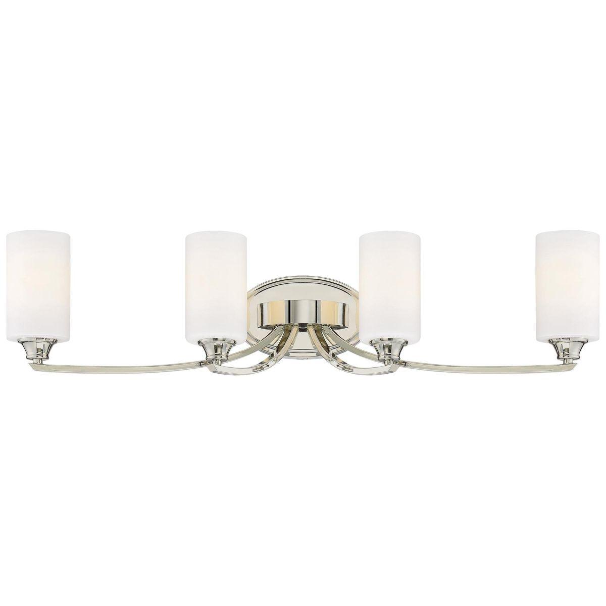 Tilbury 33 in. 4 Lights Vanity Light Polished Nickel finish - Bees Lighting