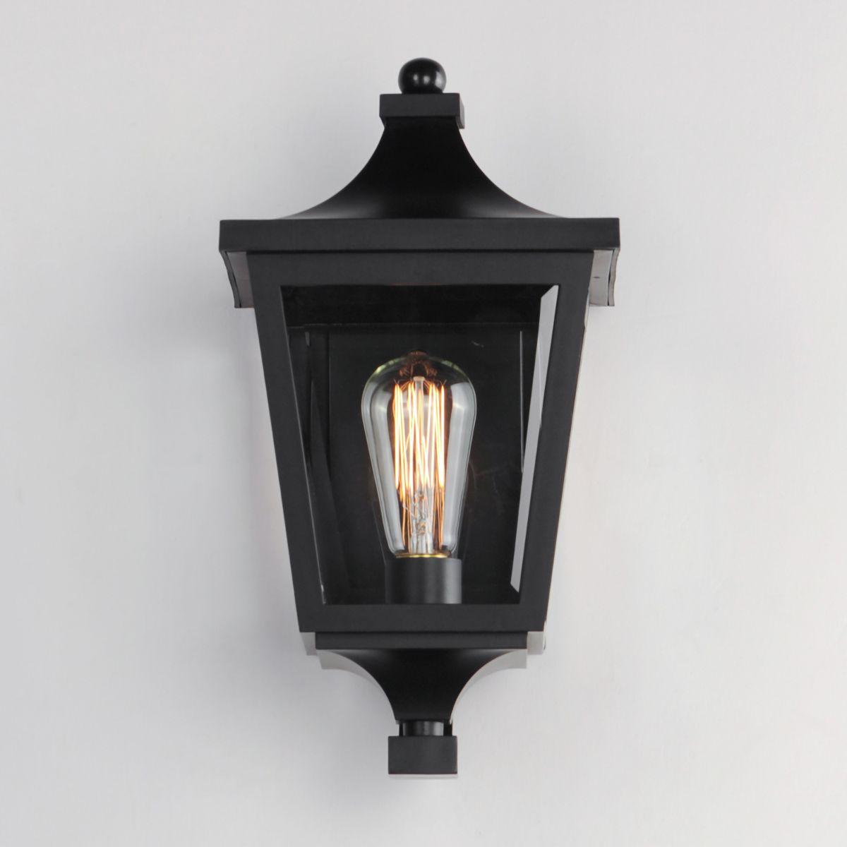 SUTTON PLACE VX 15 in. Outdoor Wall Light Black Finish - Bees Lighting