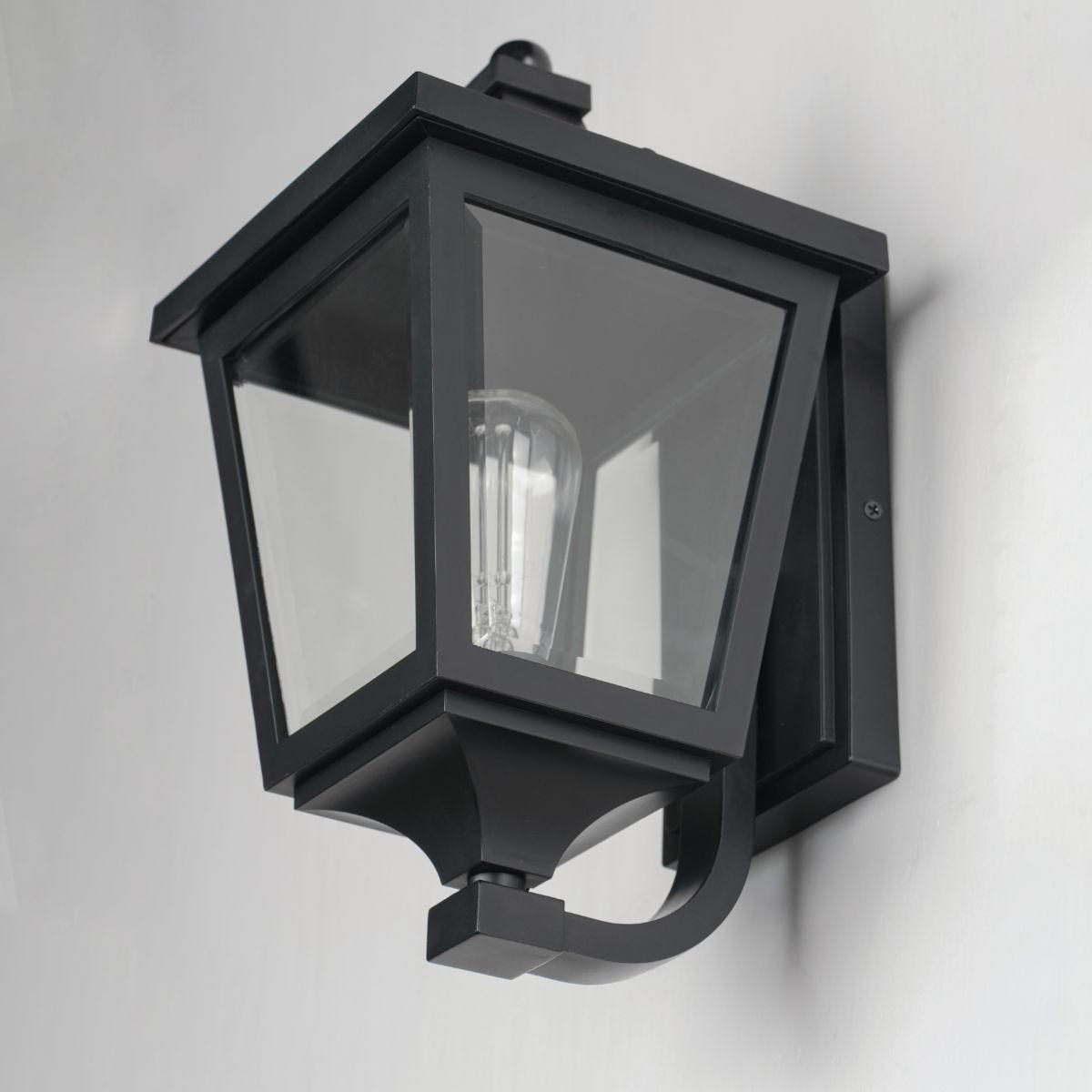 SUTTON PLACE VX 15 in. Outdoor Wall Light Black Finish - Bees Lighting