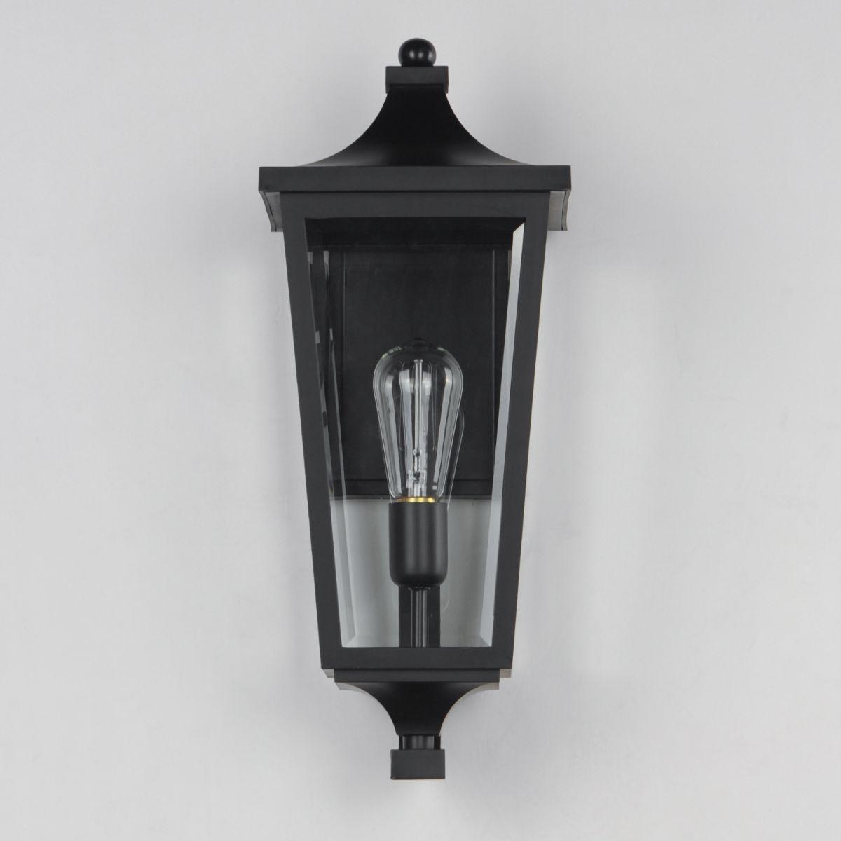 SUTTON PLACE VX 19 in. Outdoor Wall Light Black Finish - Bees Lighting