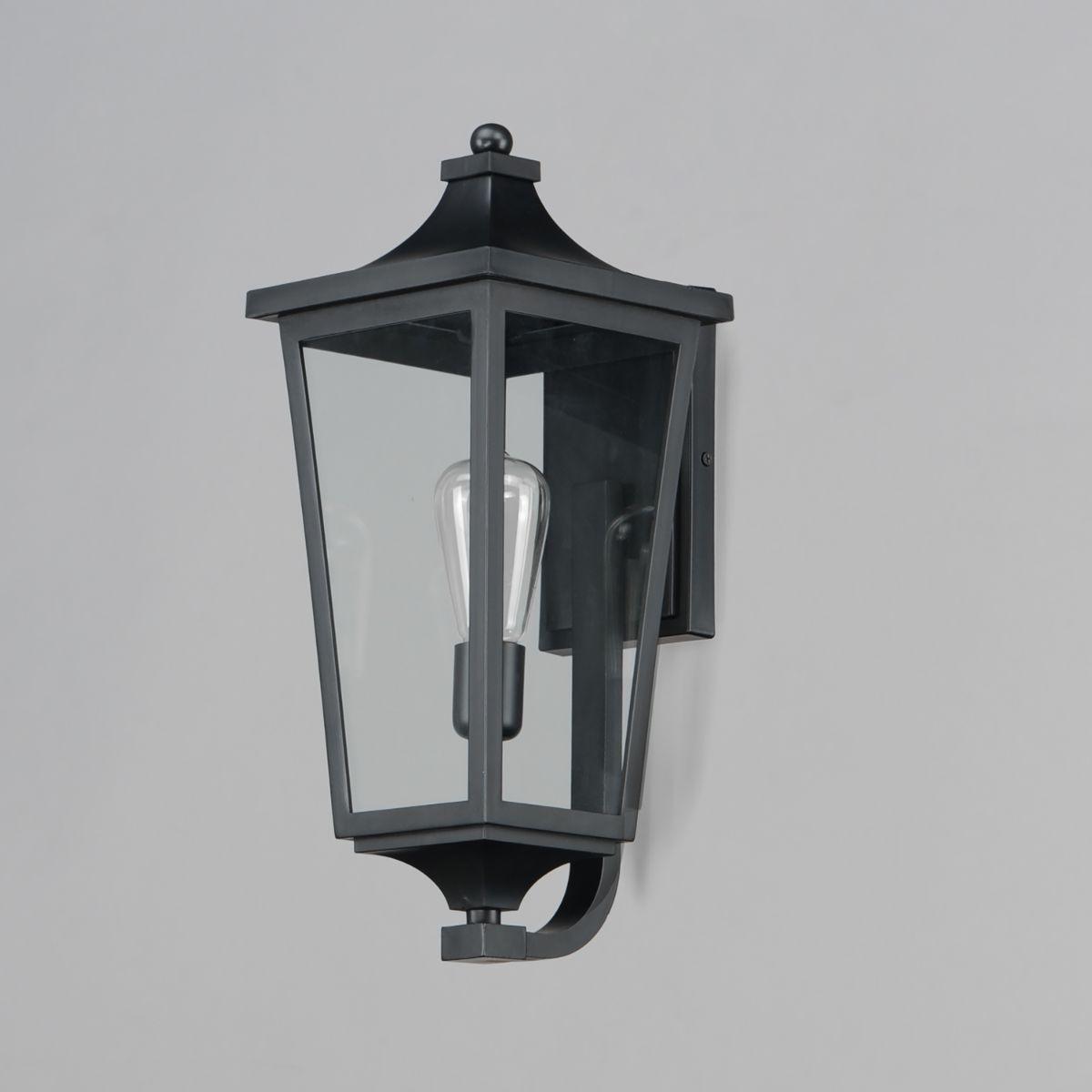 SUTTON PLACE VX 19 in. Outdoor Wall Light Black Finish - Bees Lighting