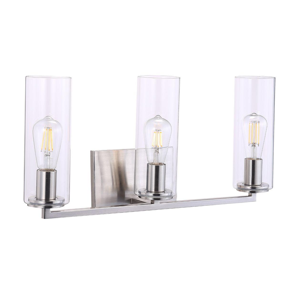 Acacia 24 In. 3 Lights Vanity Light Brushed Nickel Finish - Bees Lighting